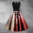 thumbnail image 2 of Robe Gothique de Sorcière Halloween Femme Sans Manches Imprimé Effrayant Tunique Décontractée Robe de Soirée Grande Taille Élégante et Stylée, 2 of 3