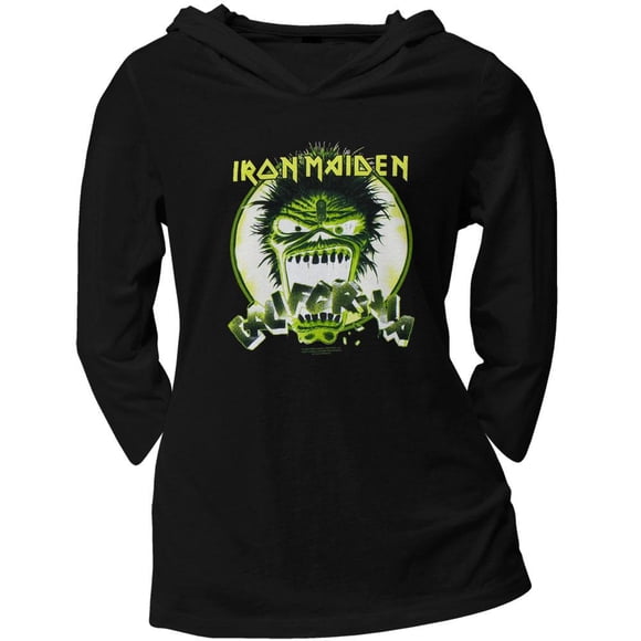 Iron Maiden - T-Shirt à Capuchon à Manches 3/4 pour Juniors de Californie