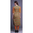 thumbnail image 4 of Bimba Kurti Droite Décontractée Imprimée Haut à Manches 3/4 Longue Kurta Robe pour Femmes, 4 of 6