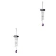 thumbnail image 3 of mmirethe Multiple Styles And Colors Wind Chimes For Wide Application Unique Style Wind Chime Pendant black 2Set, 3 of 6