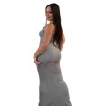 thumbnail image 3 of stanreset Jupe Longue Bodycon Robe de Soirée Vêtements pour Cami Spaghetti Sans Manches Forme du Corps Polyvalent Jolie Tenue d'Été Gris/M, 3 of 6