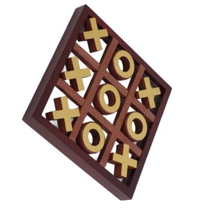 Family Board Game, Popular XO Wooden Board Toy Hard Toughnes Multiplayer Game  for Kids for Party