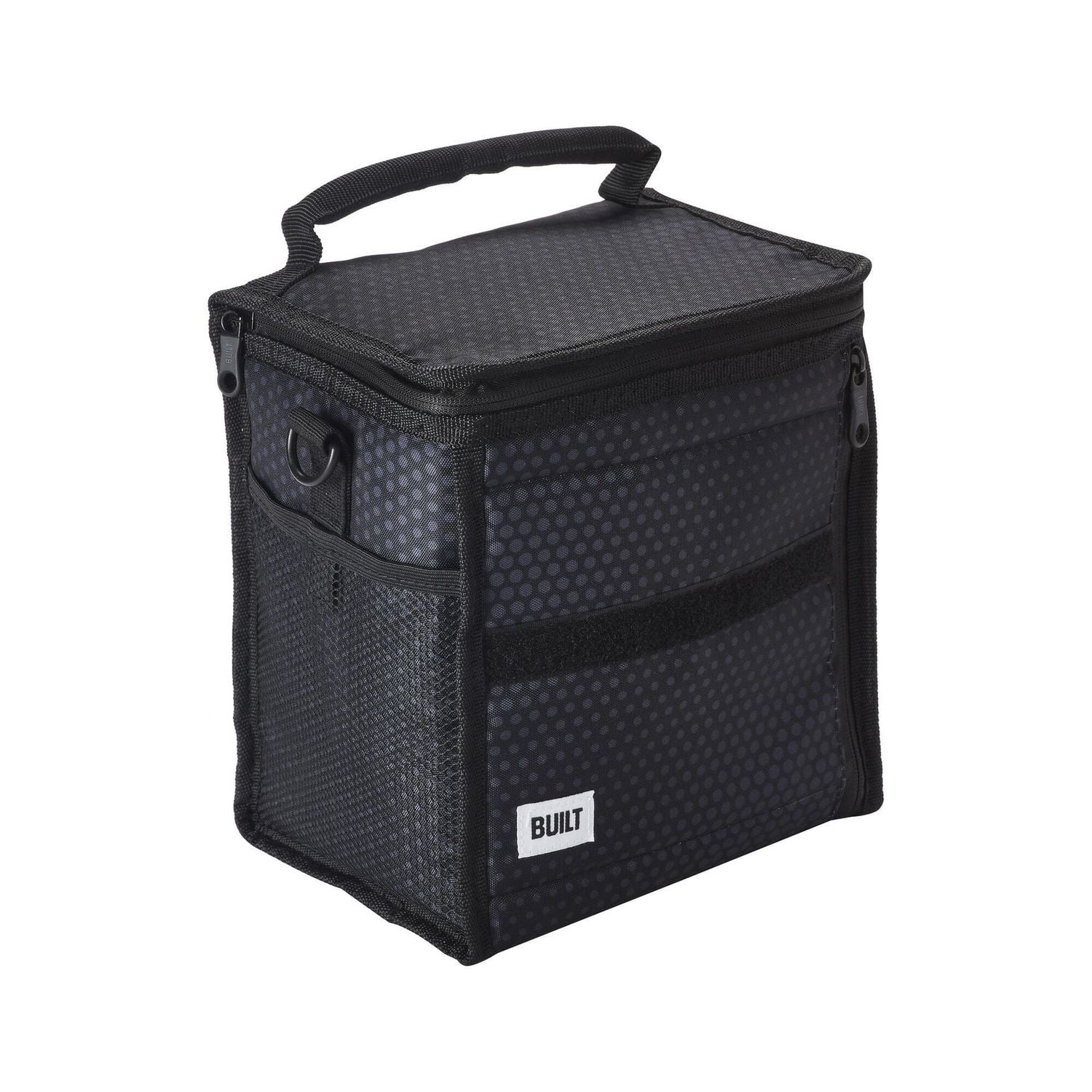 Built NY Midnight Microdot Gel Cube Lunch Bag