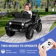 thumbnail image 2 of 12V Kids Ride On Truck Car, Battery Powered Electric Vehicles with Remote Control, Spring Suspensions, 3 Speeds, LED Lights, Music, MP3, Ride On Toy Car for Children Toddles Boys Girls, 2 of 6