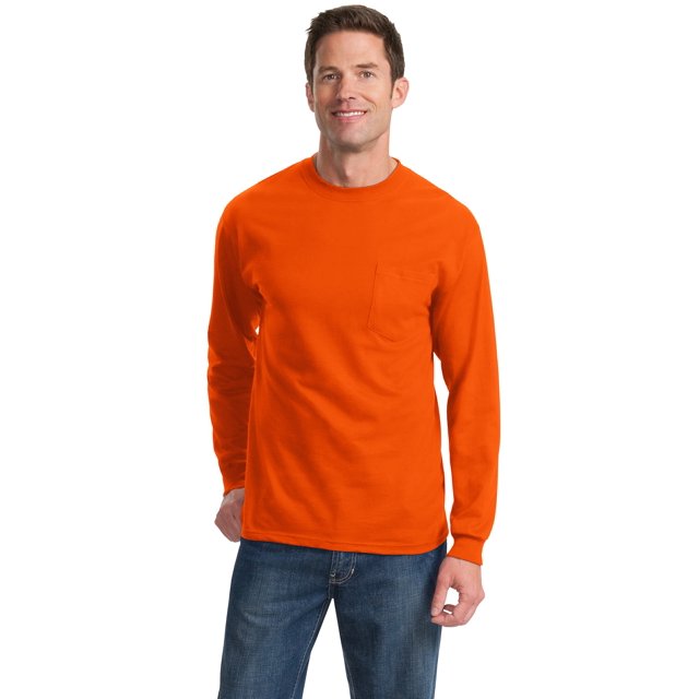 T-Shirt Essentiel à Manches Longues avec Poche