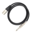 thumbnail image 3 of 6.35mm XLR Male to  Jack Microphone Audio Cable for Stage DJ, Balanced Cable with Gold Plated Connections, Multi Layer Shielding, Aluminum Alloy Shell, 3 of 8