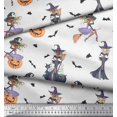 thumbnail image 3 of Soimoi Poly Georgette Fabric Magic Potion,Bat & Witch Halloween Fabric Prints by Yard 52 Inch Wide, 3 of 3