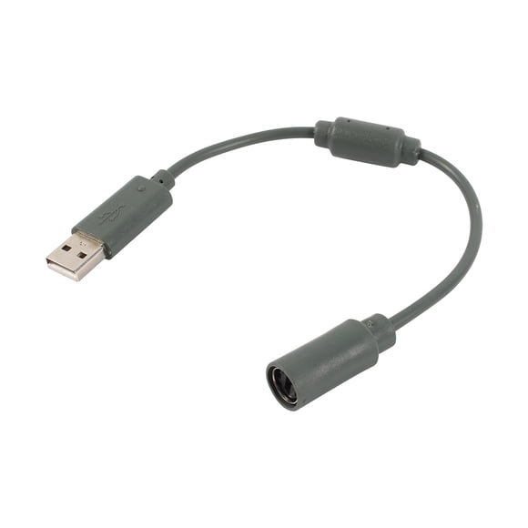 Câble de Manette XBOX360, Adaptateur USB Détachable Connexion Cordon Prise Gris 10.6 Pouces pour Manette Filaire