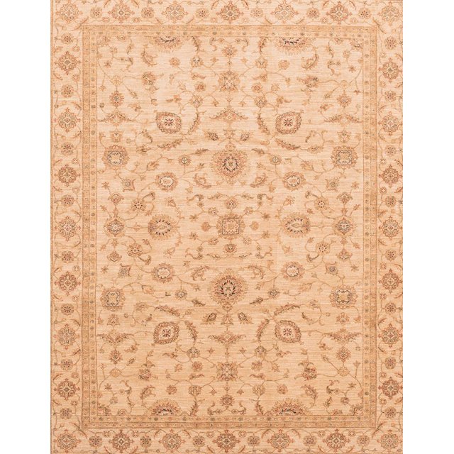 Ahgly Company Indoor Rectangle Abstract Orange Abstract Area Rugs, 5' x 8'