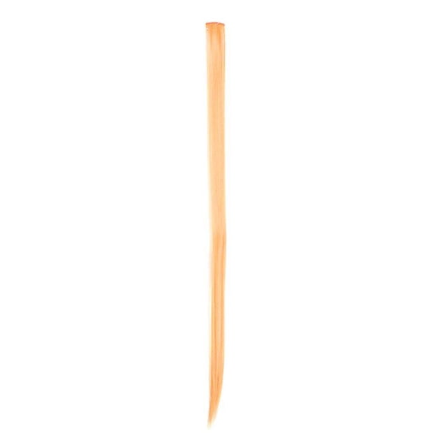 Extension de Cheveux Synthétique pour Femme Fille à Clip, Longue, Lisse, Colorée, Résistante à la Chaleur