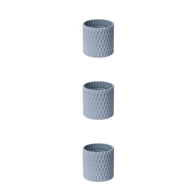 Ruiboury Breathable And Durable - Rotating Makeup Brush Cup With Open 360 ° Rotation For Easy Access blue rotating style 3Set
