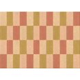 thumbnail image 1 of Ahgly Company Machine Washable Indoor Rectangle Transitional Orange Area Rugs, 3' x 5', 1 of 7