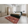 thumbnail image 4 of Ahgly Company Indoor Rectangle Mid-Century Modern Dark Almond Brown Persian Area Rugs, 8' x 10', 4 of 6