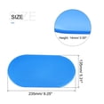 thumbnail image 2 of Unique Bargains Exercise Core Sliders, Oval Glider Discs with Feet Covers, Dual Sided, Home Gym, Blue, 2 of 6