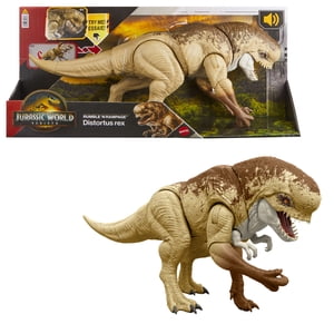 Jurassic World Rebirth Distortus Rex Action Figure, 22 Inch Rumble N Rampage Dinosaur Toy, 2 Attacks - Walmart Exclusive