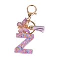 thumbnail image 1 of lionlar Porte-Clés en Résine Ornements Filles Femmes Cadeaux Alphabet Anglais Porte-Clés Z Z, 1 of 9