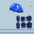 thumbnail image 2 of Protector 7Pcs Kids Skateboard  Kit PVC Helmet Knee Elbow Wrist Pad for Skating Cycling, 2 of 3