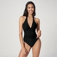 thumbnail image 2 of Swimwear Suit Women V One Control Pieces Bathing Tummy Ruched Swimsuits, Suitable For College Life, 2 of 8