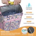 thumbnail image 2 of Butterfly Print Backpack Cooler – Leakproof Insulated Cooler Bag with Colorful Floral and Tropical Design, Waterproof Lunch Backpack for Travel & Picnics, 2 of 6