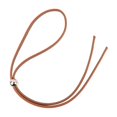 thumbnail image 3 of Bunblic Drawstring Strap Drawstring String Strap Replacement DIY Purse Strap PU Leather for Women Bucket Bag Shoulder Bag Crochet Bag Bead Brown, 3 of 8