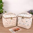thumbnail image 4 of Makeup Bag Fashion Portable Foldable Cosmetic Pouch Makeup Purse with Handle, 4 of 6