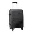 thumbnail image 4 of TRAVLR Monograph 4 Piece Luggage Set, Unbreakable Polypropylene Hardside Spinner Suitcase with 14" Vanity Case, Anti-Blast YKK Zippers, TSA Lock, Expandable Travel Bags (Black), 4 of 7