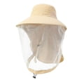 thumbnail image 2 of Chmadoxn Hair Towels,Towel For Hair Mosquito Net Hat Mosquito Net Head Hat Sun Hat With Net Bee Hat Hunting Hat For Outdoor Camping And Gardening fold hode, 2 of 4