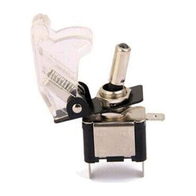 1 Pcs On/Off Toggle Switch ASW-07D LED Light diaphanous Cover 12V/24V 20A