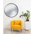 thumbnail image 4 of hometrends Round Mirror, 27 inch diameter mirror black, 4 of 4