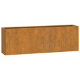 thumbnail image 3 of vidaXL Jardinières Murales 2 Pcs Acier Corten Rouillé 53x10x17 cm, 3 of 5