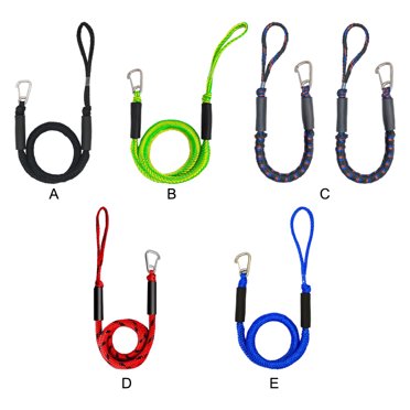 Becaristey 2 Pcs/ensemble Corde Marine Élastique Antirouille Compagnon d'Amarrage Fiable Durable Bleu 1Ensemble
