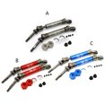 thumbnail image 2 of VONKY 2pcs Steel Universal Drive Joint For AMP 1/10 Monster Trucks Design RC Car Accessories Replacement Parts Red, 2 of 6