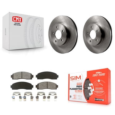 Transit Auto Front Disc Brake Rotors and Semi-Metallic Pads Kit for Car Saturn Vue Chevrolet Equinox Pontiac Torrent K8S-100032