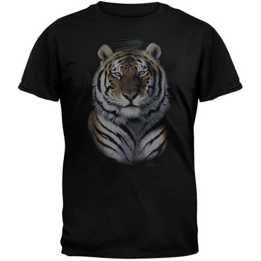 Tiger Portrait Adult T-Shirt - Medium