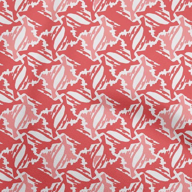 oneOone Silk Tabby Dark Peach Fabric Abstracts Sewing Material Print Fabric By The Yard 42 Inch Wide