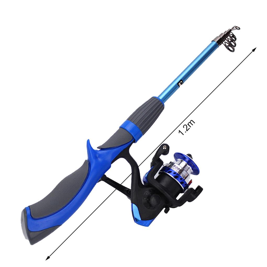 1.2m/ 1.4m Ice Fishing Rod fishing rod combo ice Closed Face face fishing Spinning Fishing Reel Combo Fishing Tackle Set Telescopic Rod for Outdoor