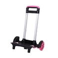 thumbnail image 2 of GUOOL Backpack Trolley Foldable 3 Sections Multifunction Aluminum Alloy Hand Truck Rose Red, 2 of 9