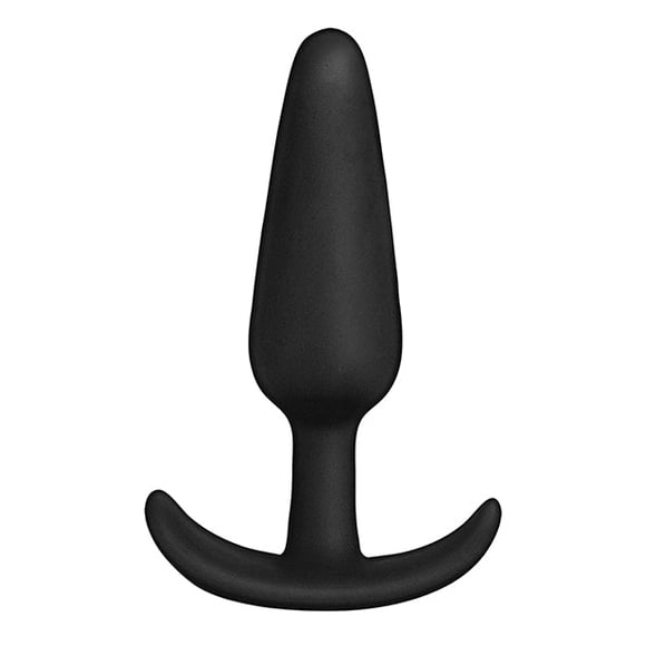Tout-en-un Plug-Fesses 5 Pouces - Noir