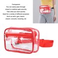 thumbnail image 4 of Sac à Bandoulière Imperméable en PVC Transparent, Sac à Taille de Poitrine Réglable de Grande Capacité Transparente pour les Voyages Sportifs, 4 of 8