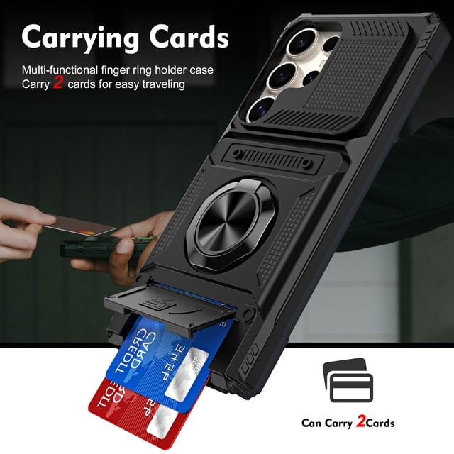 Fashion Case with Holder Stander Kickstand Drop Resistant Shockproof Case For Samsung Galaxy S25 Ultra