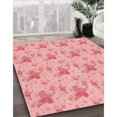 thumbnail image 3 of Ahgly Company Machine Washable Indoor Rectangle Transitional Flamingo Pink Area Rugs, 5' x 7', 3 of 7