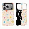 thumbnail image 1 of SKLYDDI Aesthetic Pink Floral Case for iPhone 12 Pro Max, Compatible with MagSafe, 1 of 7
