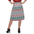 thumbnail image 3 of Moomaya Jupe Imprimée pour Femmes en Poly Spandex Tenue Décontractée Jupe d'Été pour Filles, 3 of 5