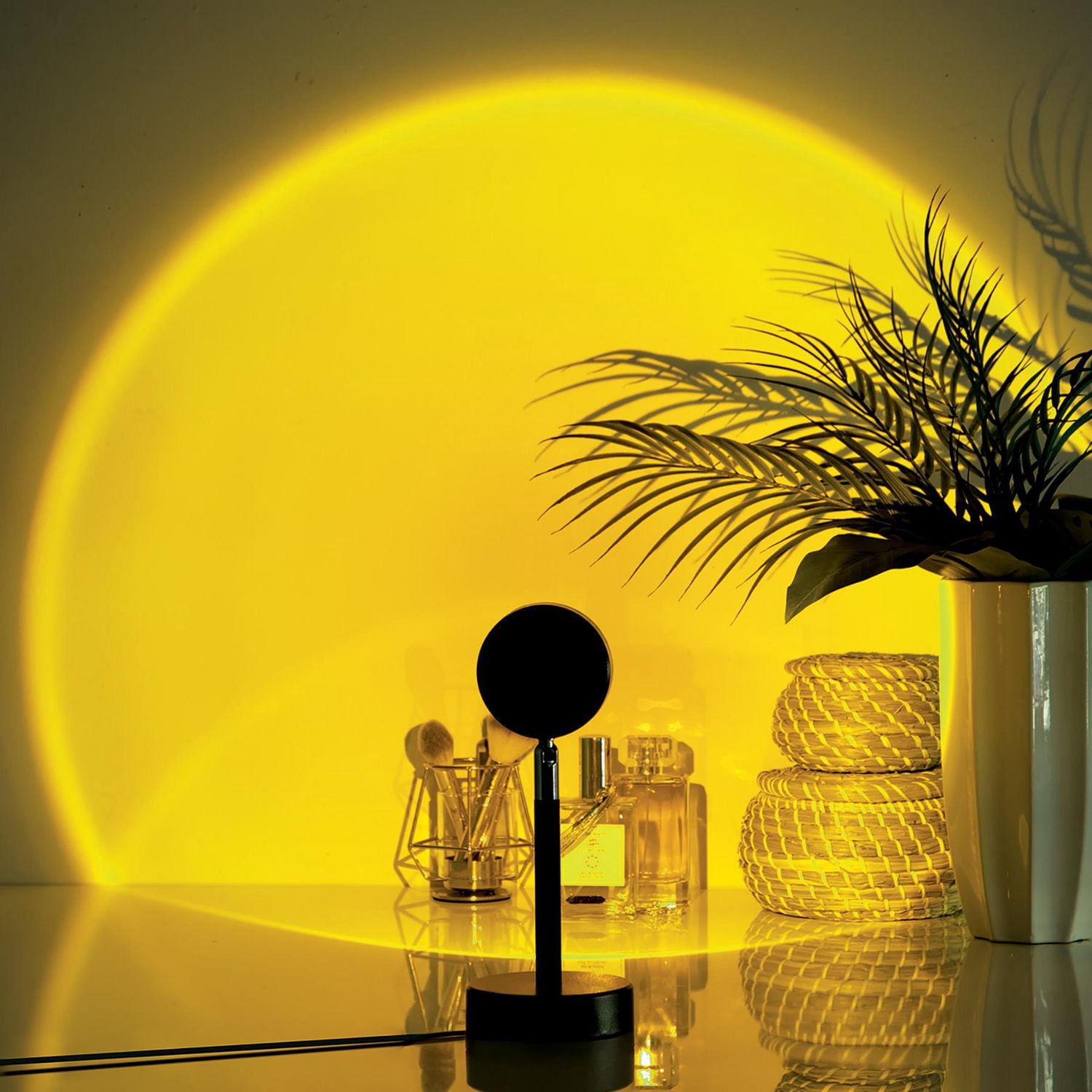 Merkury 4-in-1 Sunset Lamp LED Projector with 4 Color Filters, 1-pack