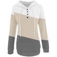 thumbnail image 4 of UPPADA Up To 40% Off Hoodies Hoodies for Women's Solid Color Sweatshirt Fall Plus Size Hooded Sweatshirt Tops Oversized Loose Baggy Pulllover with Pockets, 4 of 5