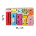 thumbnail image 2 of Wooden Number Puzzle for Kids | Early Learning Math & Counting Toy | Brain Teaser Game for Children Ages 3+ | Educational Block Set for Preschool & Kindergarten, 2 of 2