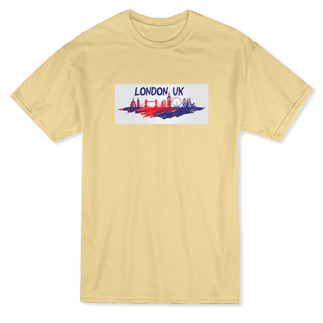 London City Skyline Design Men's T-shirt