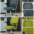 thumbnail image 3 of kurtrusly Chair Cover Slipcover Stretch Seat Computer Protection Set Anti-Dirty Thicken Solid Home Wedding Universal Decoration Dark Gray/Set 1Set, 3 of 6