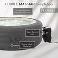 thumbnail image 2 of Intex SimpleSpa Bubble Massage 6 Person Inflatable Hot Tub with Energy Cover, 2 of 11