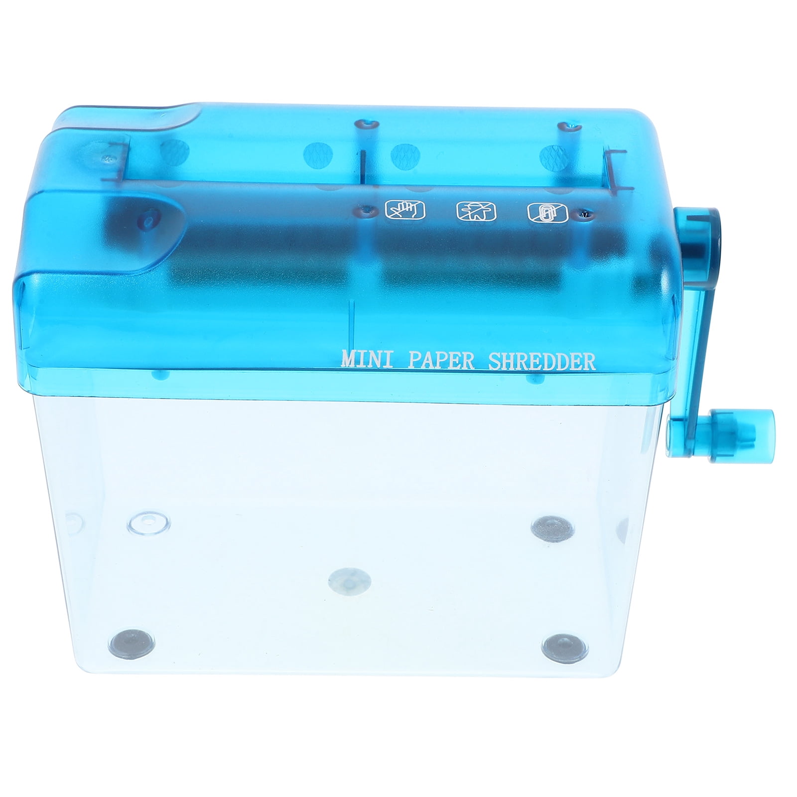 AURARMLET 1Set Blue Wear-Resistant Manual Paper Shredder for Document Management Home Accessory